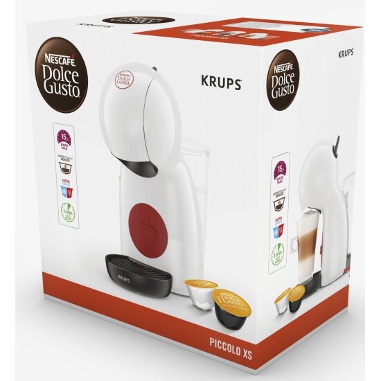 Кофемашина Krups KP1A31P16 Dolce Gusto Piccolo белый — фото 1