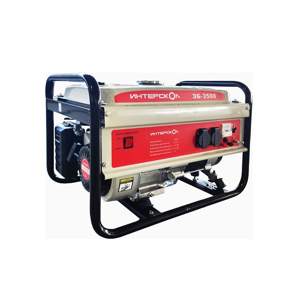 фото Электростанция бензиновая Интерскол ЭБ-3500 2.5 кВт