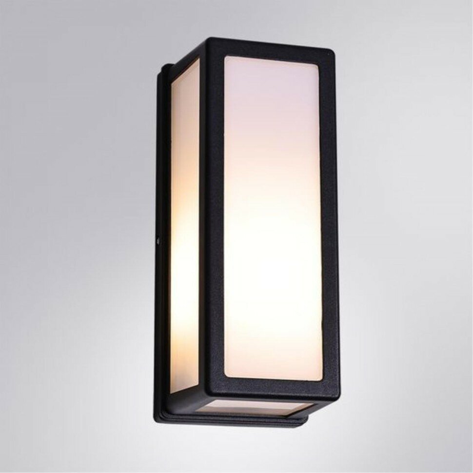 Уличный настенный светильник Arte Lamp ALPHARD A8526AL-1BK — фото 1