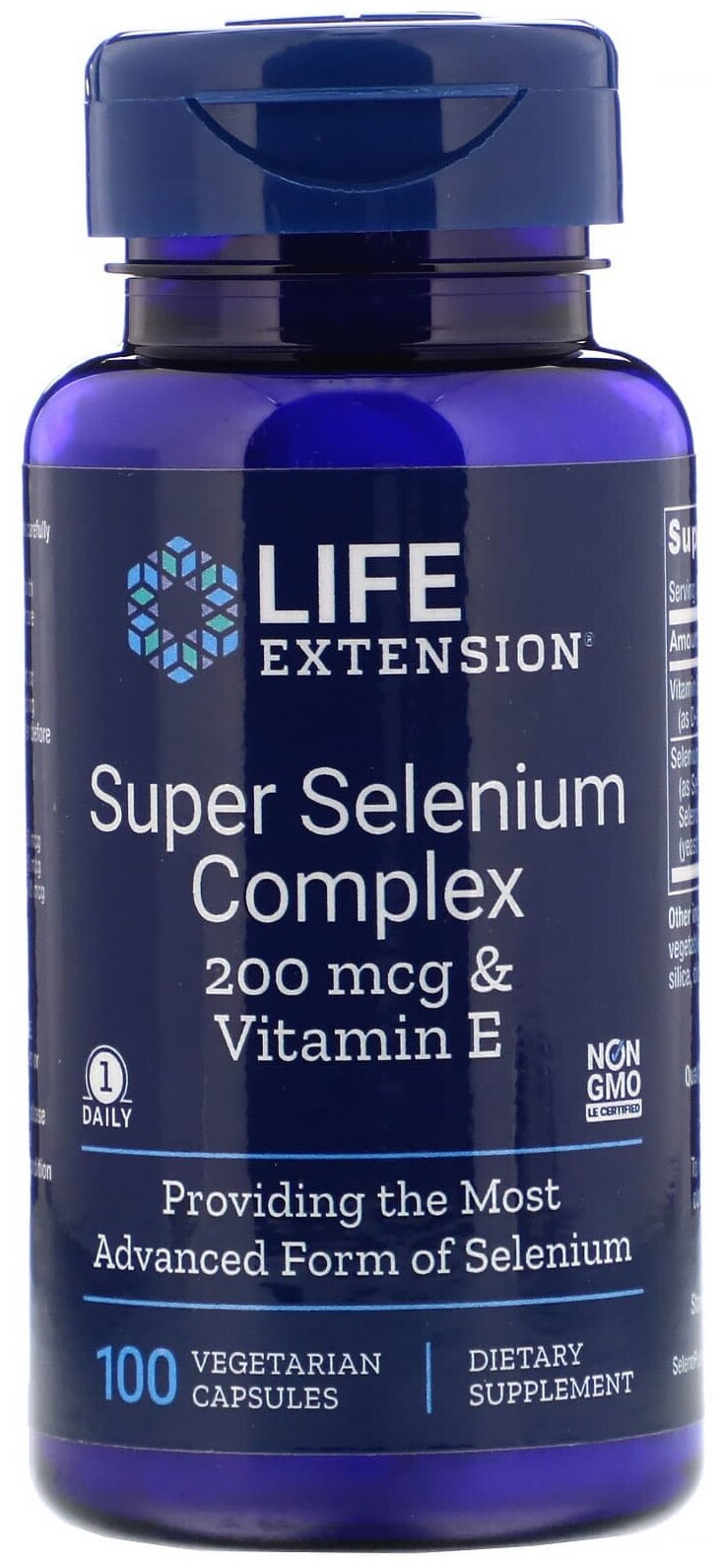 Life Extension Super Selenium Complex & Vitamin E (Суперкомплекс селена с витамином E) 200 мкг 100 капсул