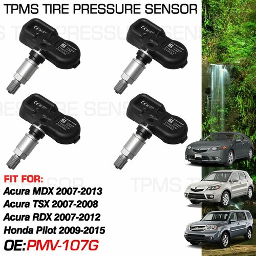 Автомобильный датчик контроля давления в шинах для Acura MDX 2007-2013 Acura TSX 2007-2008 Acura RDX 2007-2012 Honda Pilot 2009-2015 315MHz PMV-107G 1 PC 932₽