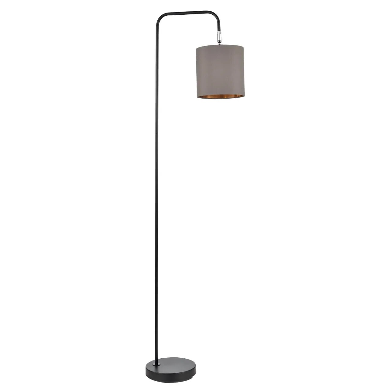 Торшер LUMION ELSA 8037/1F, E27, 60 Вт, металл, текстиль, черный