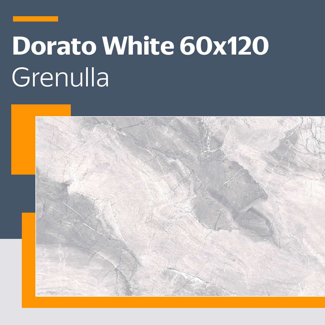 Керамогранит Belleza Dorato White 60x120 (Grenulla) плитка под камень