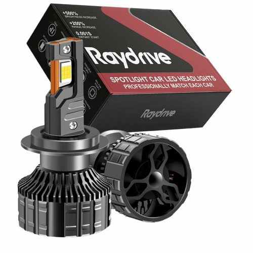 Светодиодные автомобильные лампы Raydrive LED 190W H4,6000K,7055Csp,2 шт