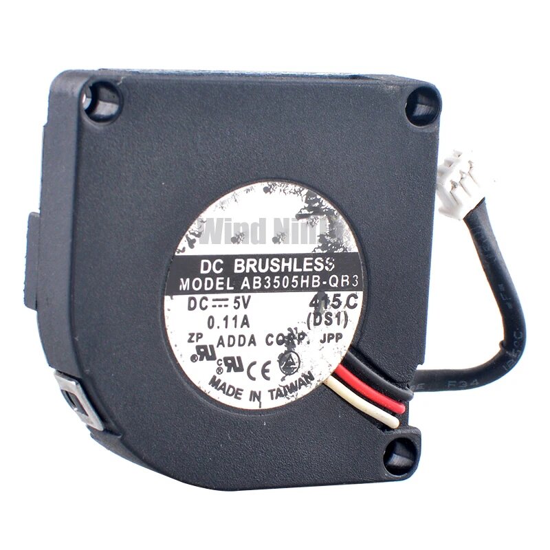 AB3505HB-QB3 35 см 35 мм вентилятор 35x35x6 мм DC5V 011A 3-контактный микровентилятор охлаждения для роутерных проекторов Фиксированных цветов Черный