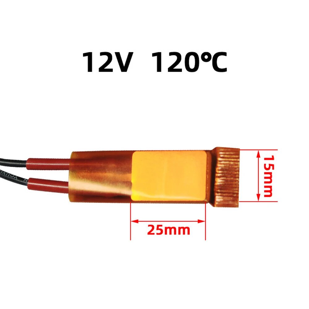 Нагревательный элемент Aideepen 80-270°C, 12V 120 Celsius