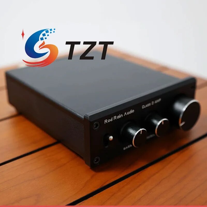 Цифровой усилитель мощности TZT 2X160W Black