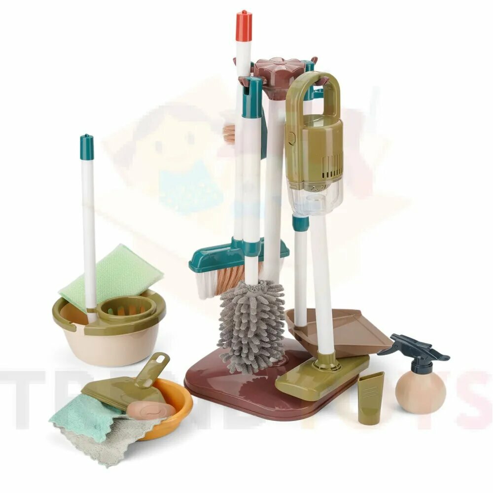 Игровой набор для уборки детский пылесос