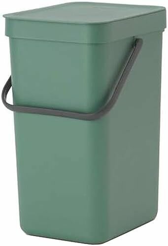 Встраиваемое мусорное ведро 12 л Brabantia Sort & Go Тёмно-зелёный - фото №1