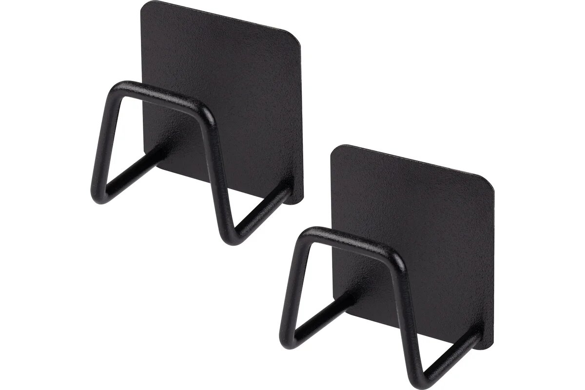 Рыжий кот Набор держателей для губки BHB-6 5x5х3 см (нерж.) 2 шт цвет: черный 108197