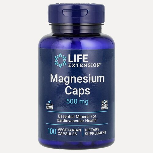Изображение товара Магний Life Extension Magnesium, 500 мг, 100 капсул, 4 формы магния