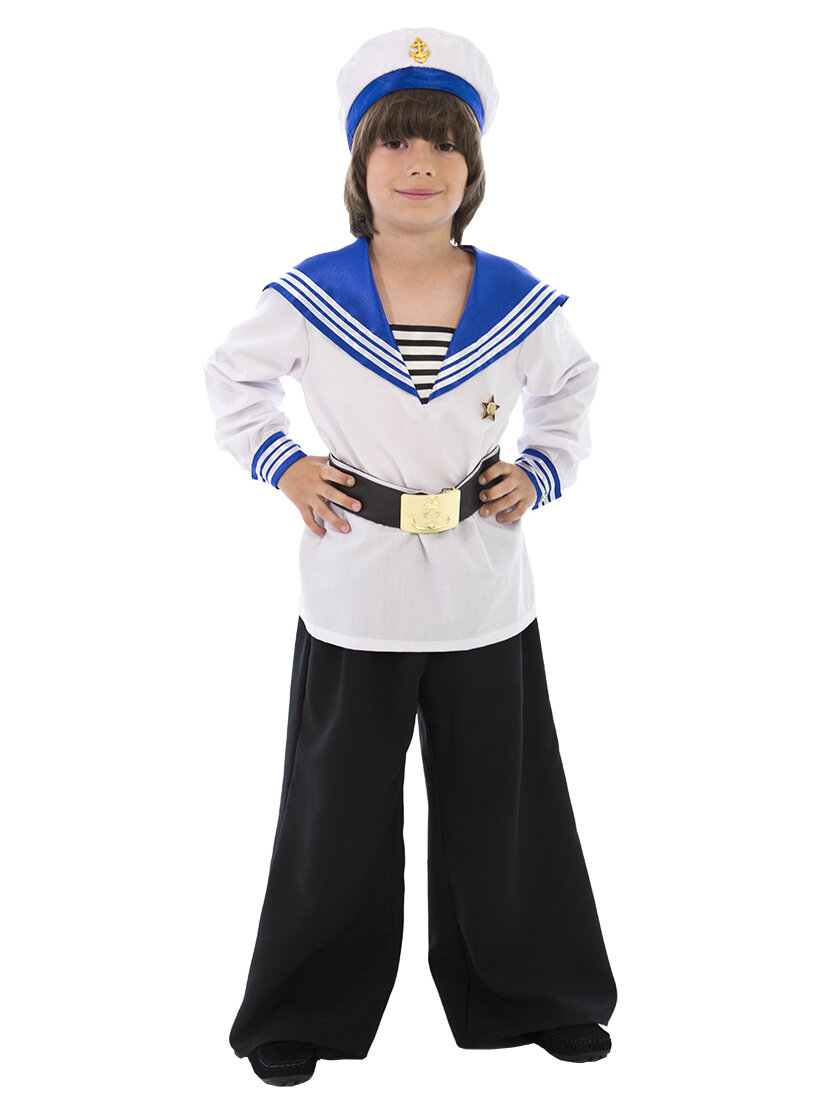 Военный карнавальный костюм матроса для детей (р.152-158) (р.38-40)