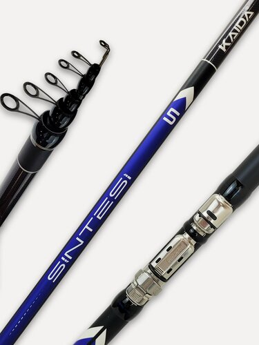 Изображение товара Удилище Kaida SINTESI Bolo 600, с кольцами, Carbon Fider (6м), тест 3-20гр