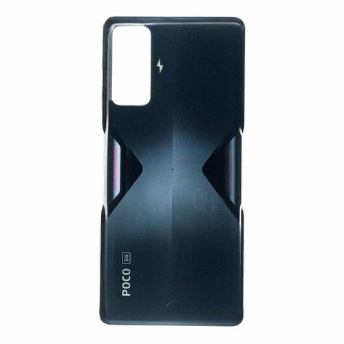 Задняя крышка панель для Xiaomi Poco F4 GT насыщенный черный цвет