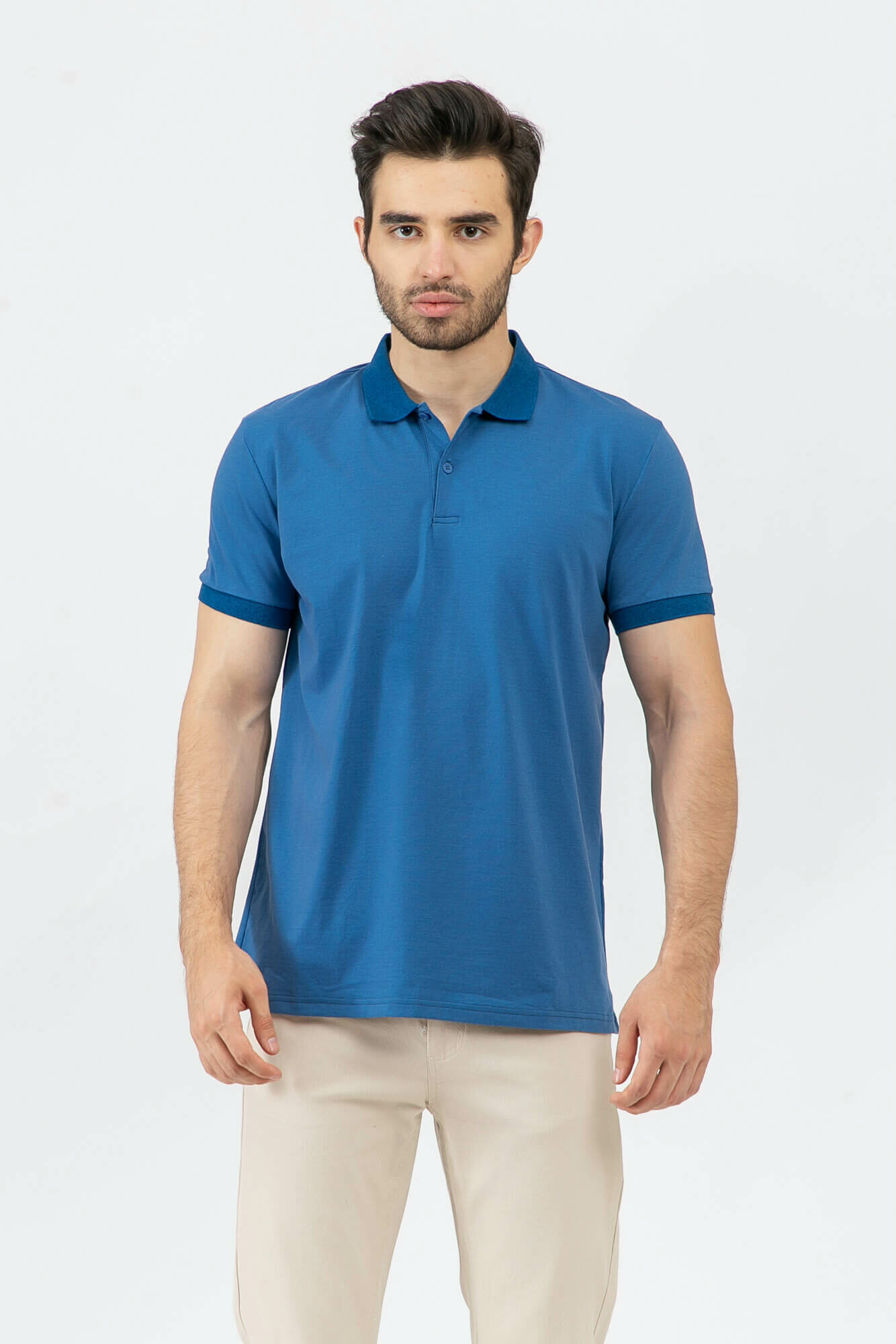 Поло спортивное TERRA PRO, размер XL, navy