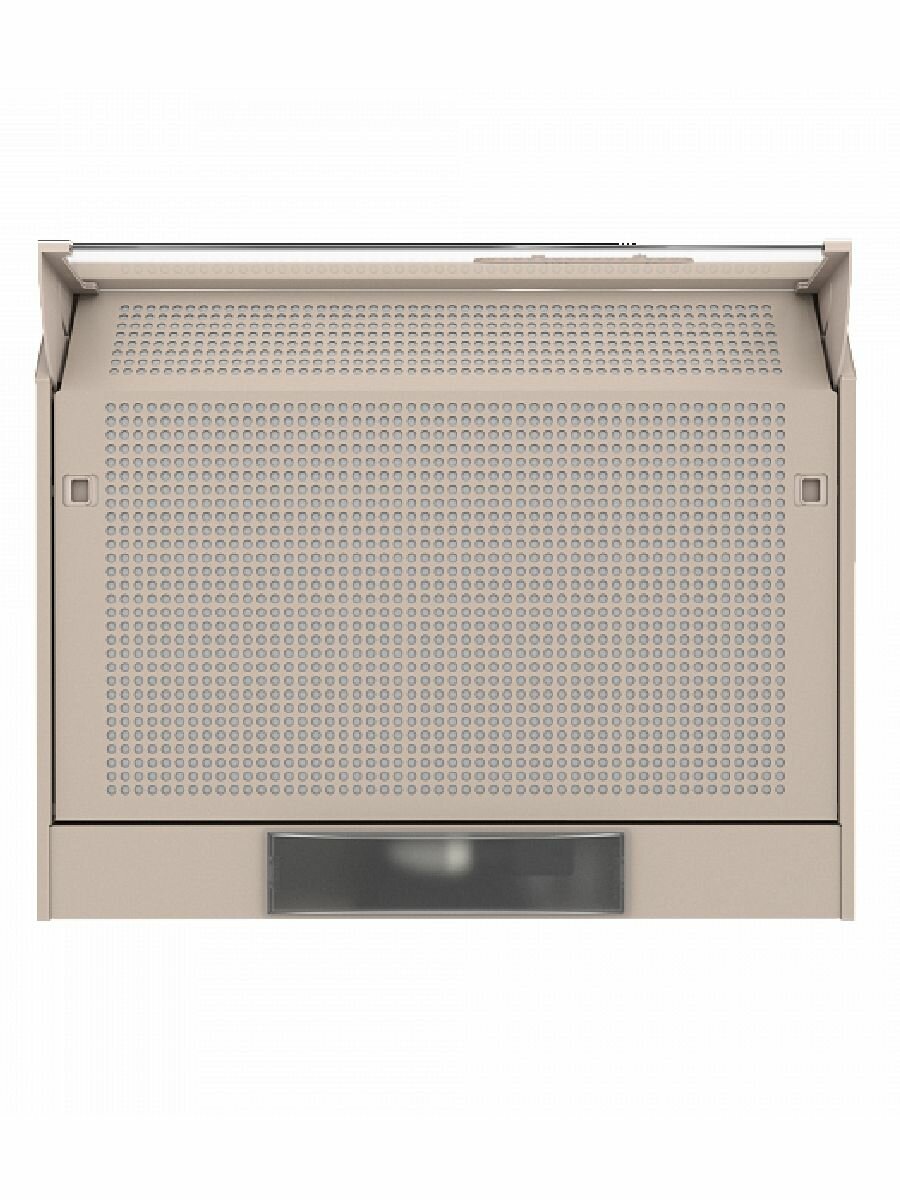 Козырьковая вытяжка Elikor Davoline 60П-290-П3Л, 60 см, 290 м³/ч, 3 скорости, отвод и рециркуляция, кремовый — фото 1