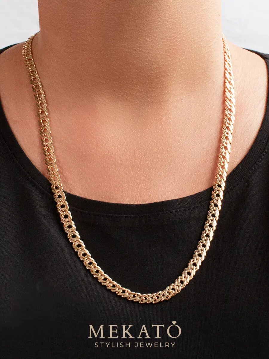 Цепь МЕКАТО, длина 60 см, желтый — фото 1