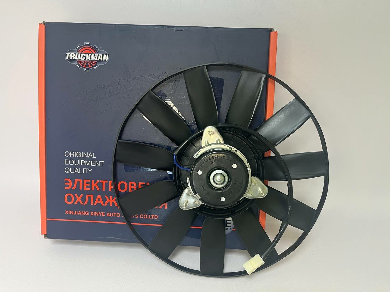 Вентилятор TRUCKMAN 1511007, электрический, для а/м ГАЗель/Волга с дв. ЗМЗ-406, черный