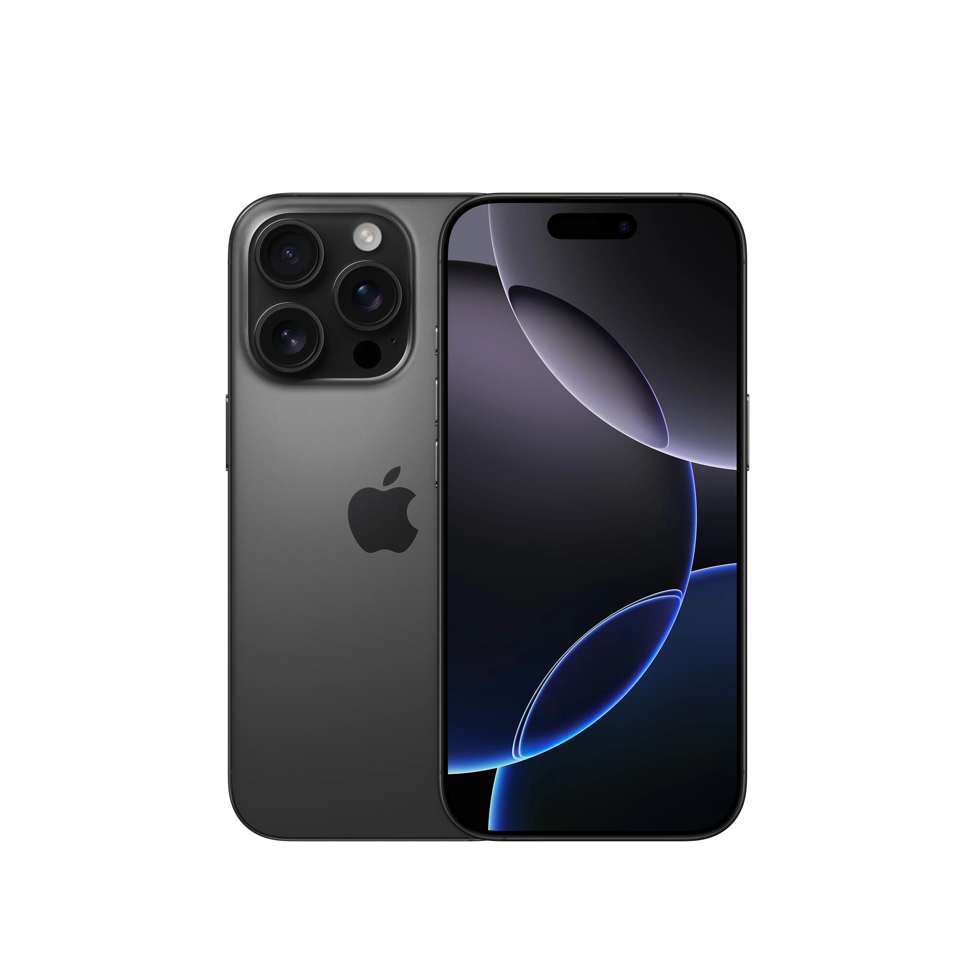 Смартфон Apple iPhone 16 Pro 256 GB, Black titanium, NanoSim, OLED, NFC. — фото 1
