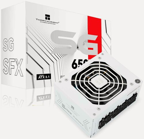 Изображение товара Блок питания Thermalright 650W Gold SFX 3.1 White (TR-SGFX 650W)
