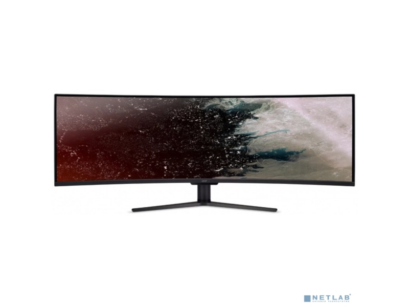 Монитор монитор/ ACER EI491CRSBMIIIPHX 49', ZeroFrame Yes, Curved 1800R Black, 32:9, VA, 3840x1080, 4ms, 400cd, 144Hz, 1xHDMI(2.0) + 2xHDMI(1.4) + 1xDP(1.2) + Audio Out, Speakers 3Wx2, sync: FreeSync Premium Pro, hdr: HDR 400, hadj 95