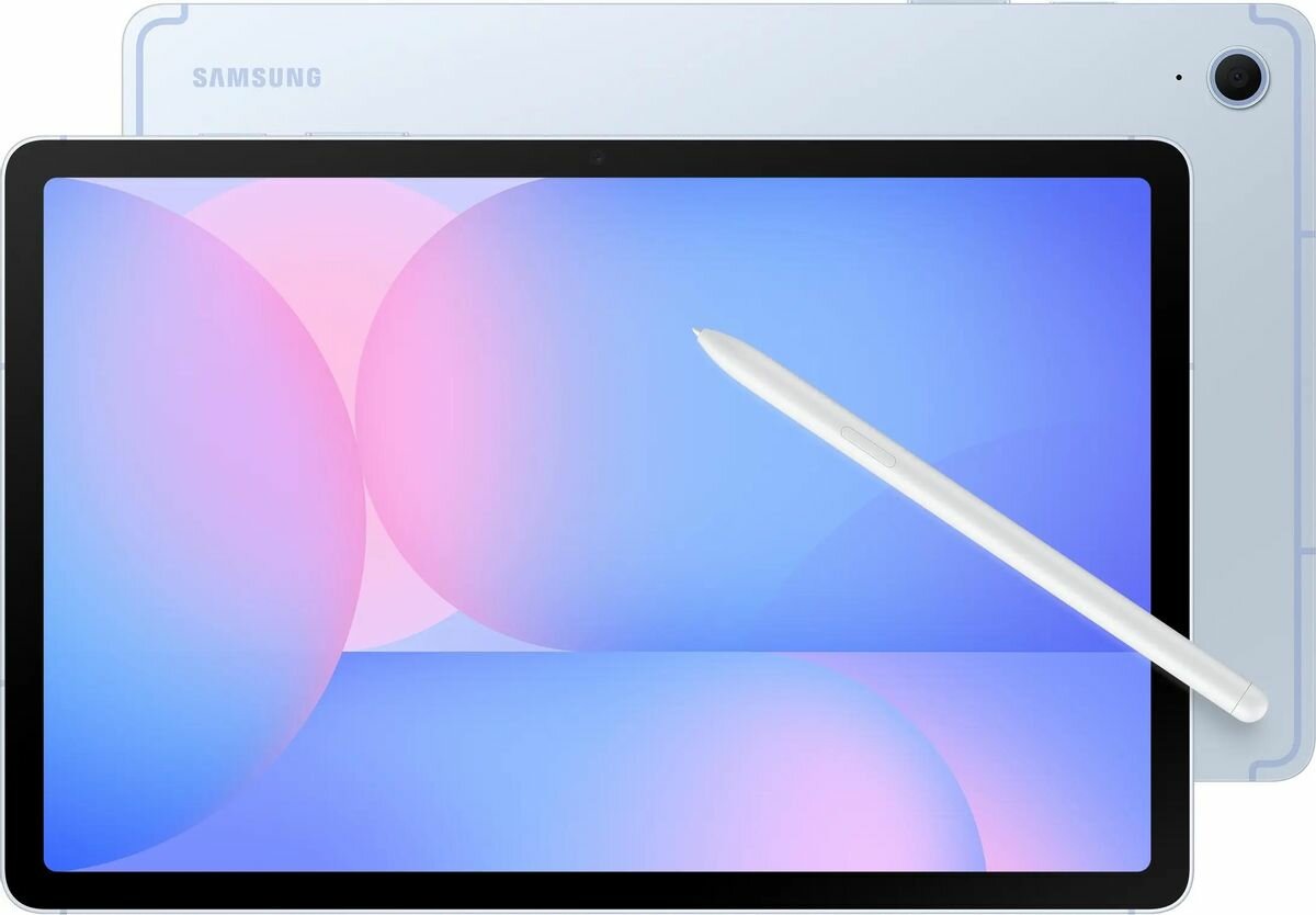 10.9" Планшет Samsung Galaxy Tab S10 FE SM-X520 12/256 GB 1580 Wi-Fi, 2304 x 1440, 90Гц, Android 15, со стилусом, голубой SM-X520NLBPCAU