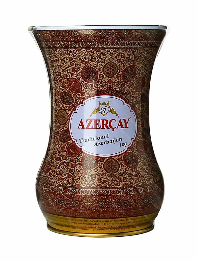 Цейлонский чёрный чай Azercay Xalca с чабрецом 100 гр, железная банка