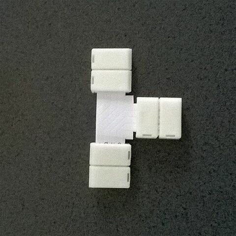 Коннектор Т-образный для соединения RGB-лент 10мм (упак 5шт) LD189 23136 FERON