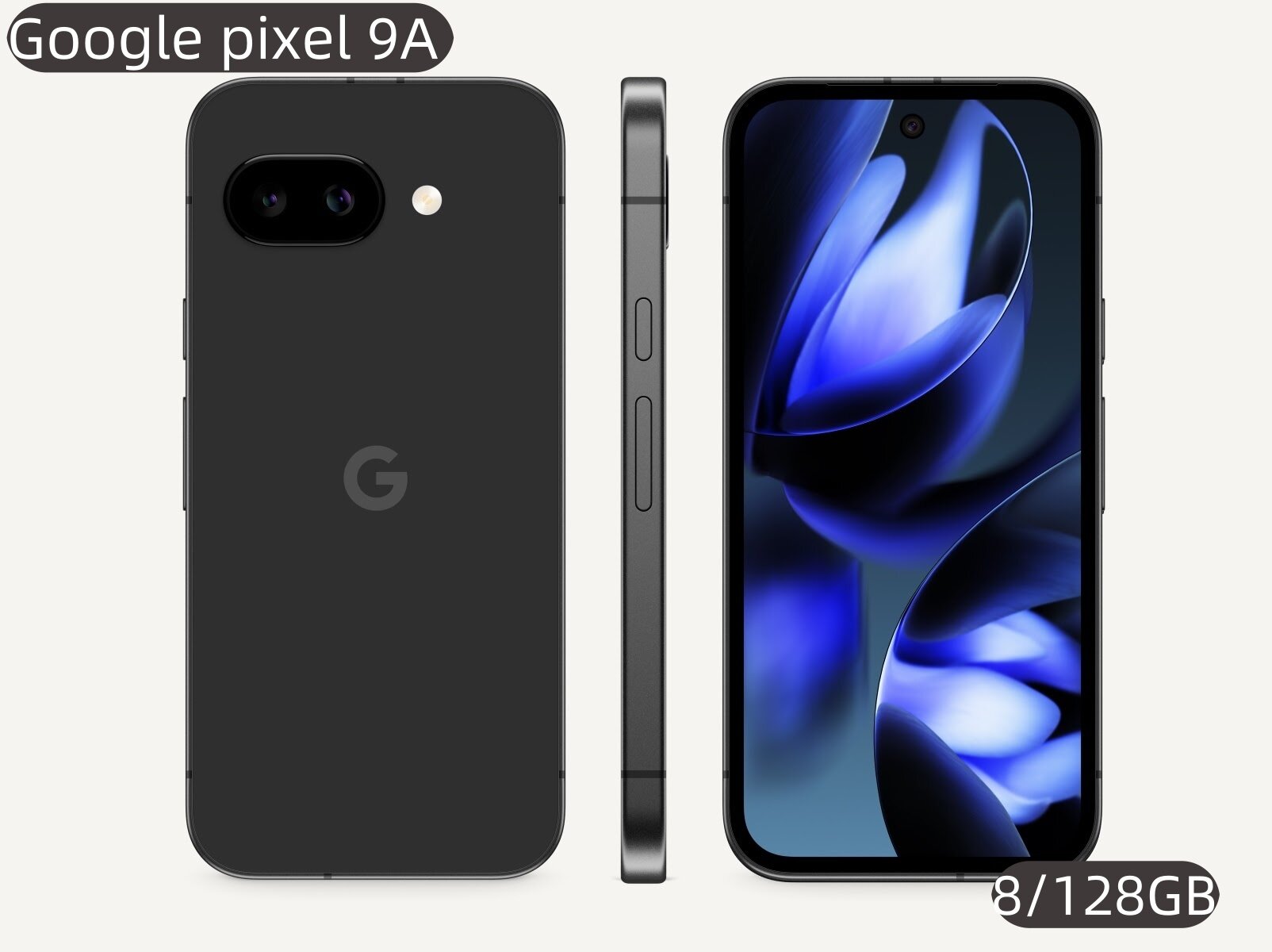 Google Смартфон Google Pixel 9a 8/128GB японская версия, Обсидиан