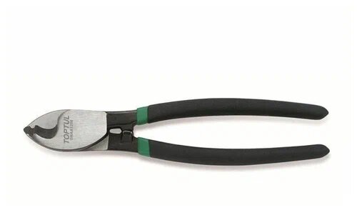 Кабелерез TOPTUL DNAA1210, черный, 25 см, для меди и алюминия, многокомпонентные рукоятки — фото 1
