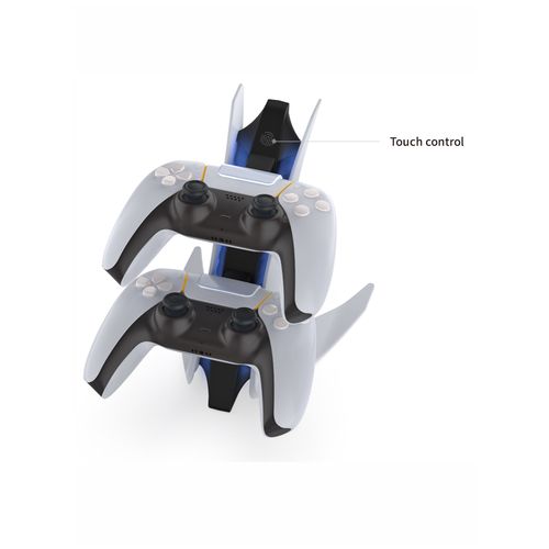 Вертикальная зарядная станция DOBE для контроллеров DualSense PS5, TP5-0557S зарядная станция dobe для 2 х ps5 dualsense tp5 0506