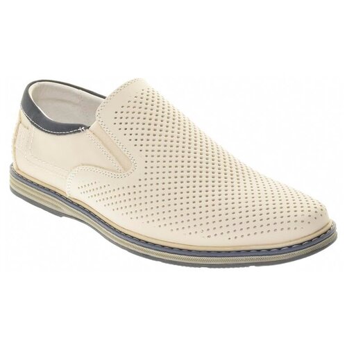 фото Туфли baden мужские летние, размер 42, цвет бежевый, артикул lg046-010