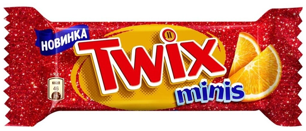 Шоколадные конфеты Twix Minis Апельсин, 2,7 кг - фотография № 4