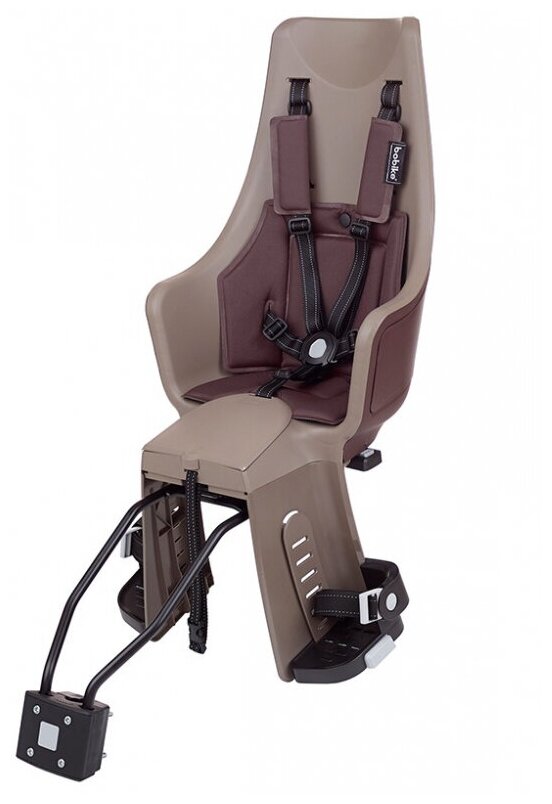 Детское велокресло на раму Bobike Exclusive Maxi Plus Frame Toffee Brown