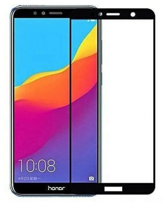 Защитное стекло на Huawei Honor 9S/Y5p/Y5 (2018)/Y5 Prime (2018)/Y5 lite(2018)/Honor 7A, 9D, черный, X-CASE