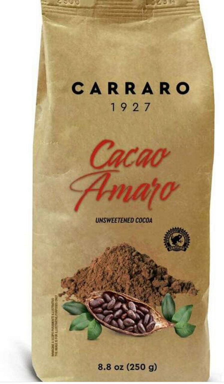 Какао растворимый Carraro Cacao Amaro (Какао Амаро) 250 г