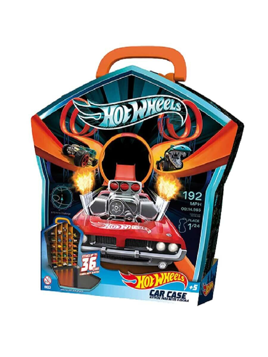 Hot Wheels Портативный кейс для хранения 36 машинок, черный - фото №8