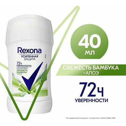 Антиперспирант-карандаш Rexona Aloe Vera 40мл дезодоранты rexona антиперспирант карандаш свежесть душа