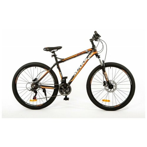 Велосипед 27.5 MAKS SURF MD (ALU рама) (21-ск.) (рама 20) Черный/оранжевый