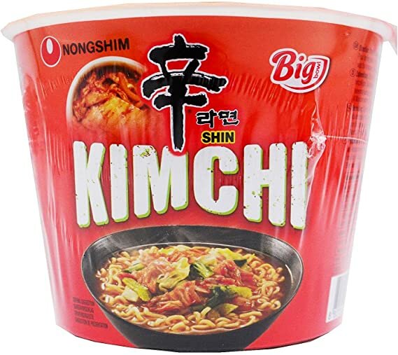 Nongshim Big Bowl, со вкусом кимчи, 112 гр, Корея