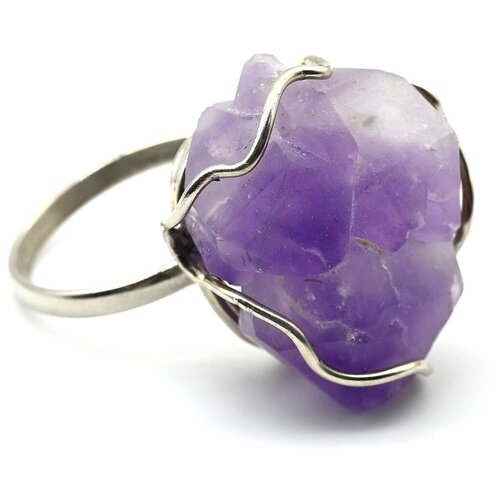 Кольцо Радуга Камня, аметист, размер 19.5, фиолетовый кольцо радуга камня аметист размер 18 голубой фиолетовый