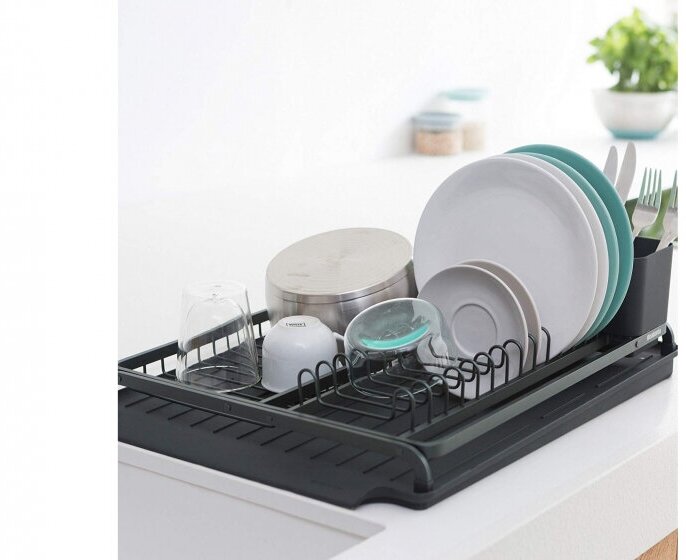 Набор для мытья посуды 4 предмета Brabantia Sink Side чёрный - фото №5