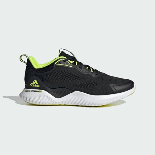 Кроссовки adidas Alphabounce, полнота 7, размер M10US/EU44/280мм, белый, желтый