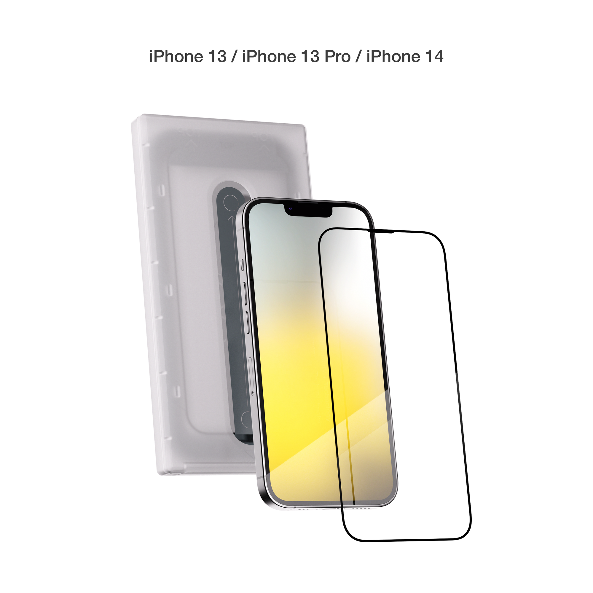 Защитное стекло COMMO для Apple iPhone 13 / Apple iPhone 13 Pro / Apple iPhone 14 с аппликатором