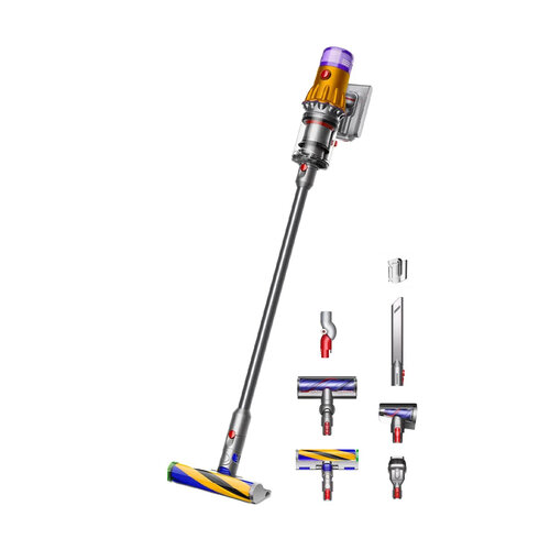 Пылесос Dyson V12 Detect slim absolute (SV46) UK, yellow/nickel