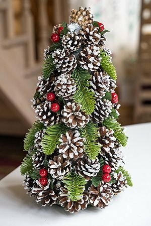 Настольная декоративная ёлка вайтбарк, 36 см, A Perfect Christmas 31WBT36