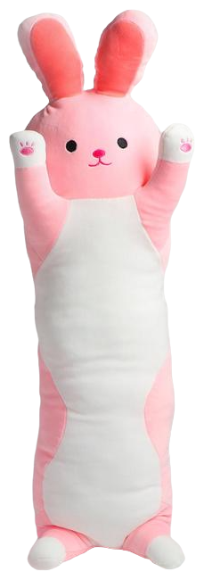 Мягкая игрушка-подушка Сима-ленд Заяц, 70 см, розовый