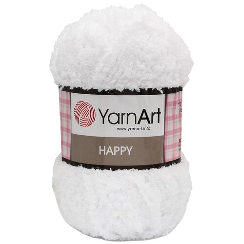 Пряжа YarnArt Happy, 100 % полиэстер, 100 г, 175 м, 4 шт., 770 175 м