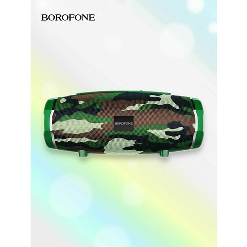 Колонка портативная BOROFONE BR3, 1200mAh, хаки колонки borofone br3 blue