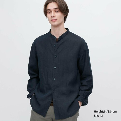 Рубашка Uniqlo, размер XL, синий